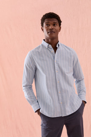 Addleston Sky Stripe Oxford Shirt