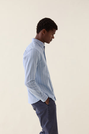 Addleston Sky Stripe Oxford Shirt