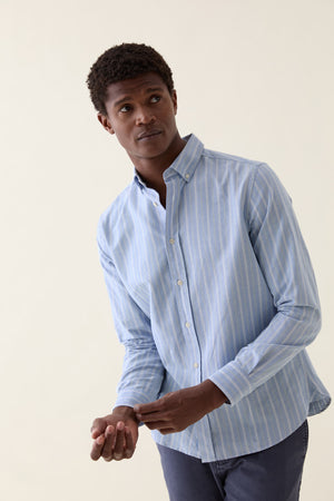 Addleston Sky Stripe Oxford Shirt