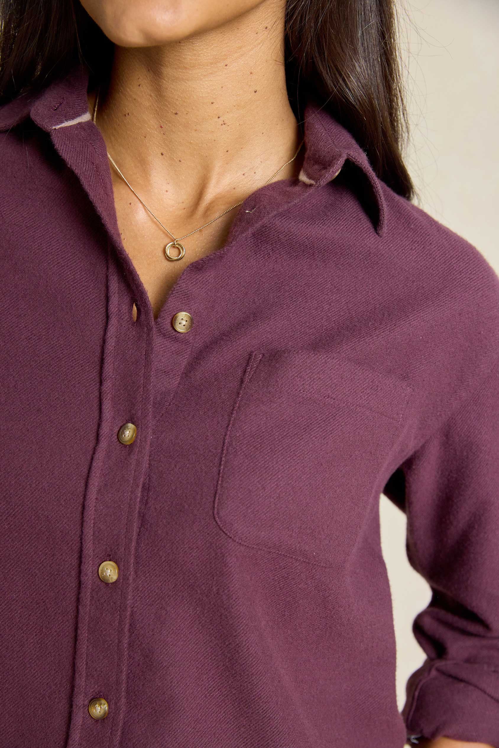 Plum purple dress shirt on sale