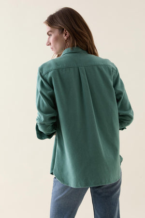 Bibury Green Flannel Shirt