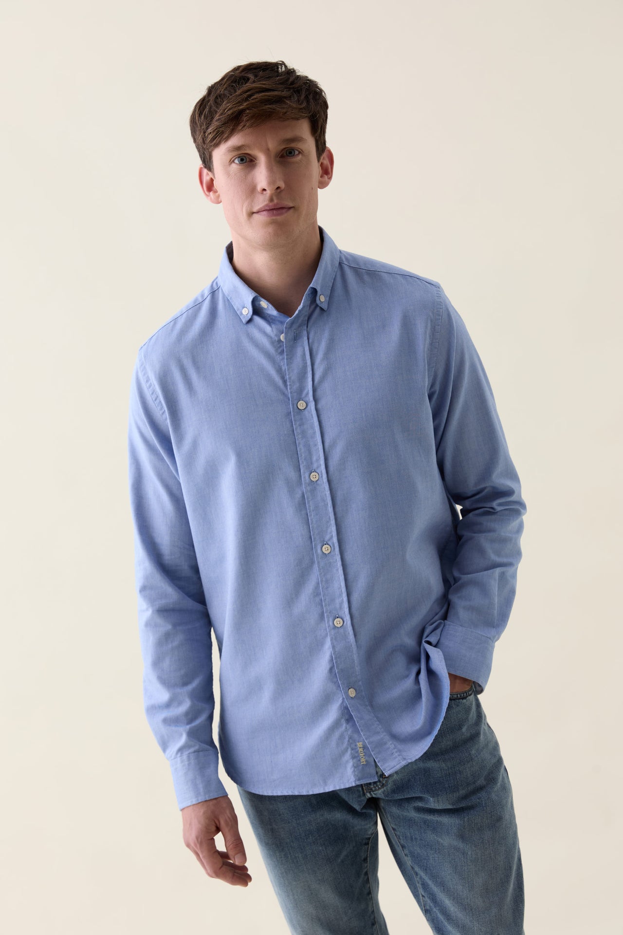 Blake Vintage Blue Oxford Shirt