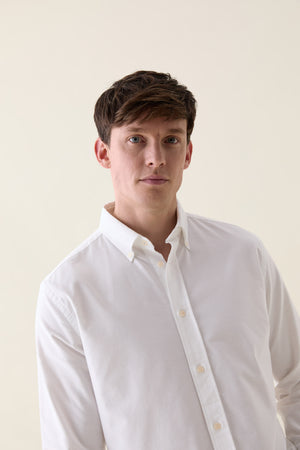 Blake Vintage White Oxford Shirt