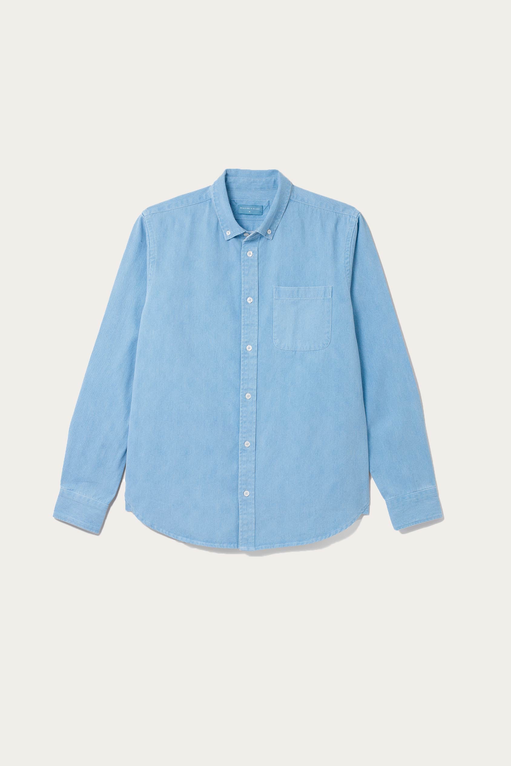 Broadleaf Washed Blue Twill Shirt