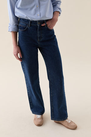 Camberley Denim Blue Wide Leg Jeans