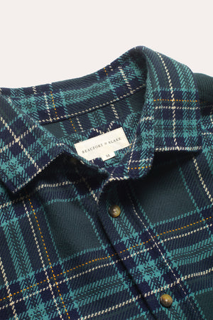 Elevate your wardrobe with the Charnwood Green Check Shirt. Crafted from soft cotton twill and featuring a classic collar, this shirt offers timeless style and comfort.