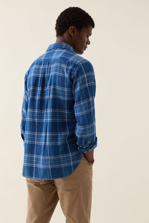 Cove Washed Indigo Check Shirt