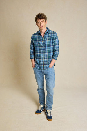 Dalby Blue Check Shirt