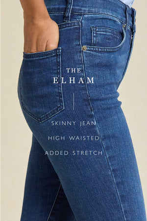 Elham Mid Wash Skinny Jeans