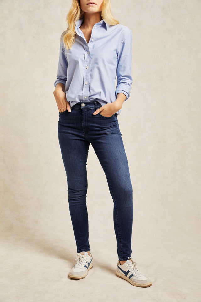 Elham Mid Wash Skinny Blue Women’s Jeans | Beaufort & Blake