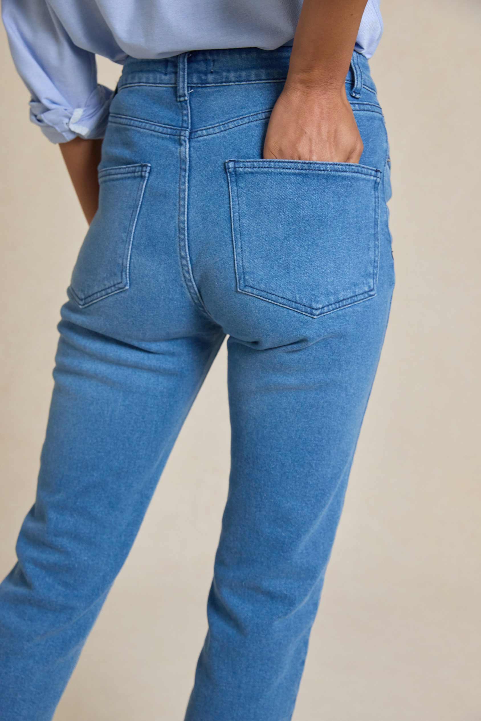 Haddington Vintage Wash Mom Jeans