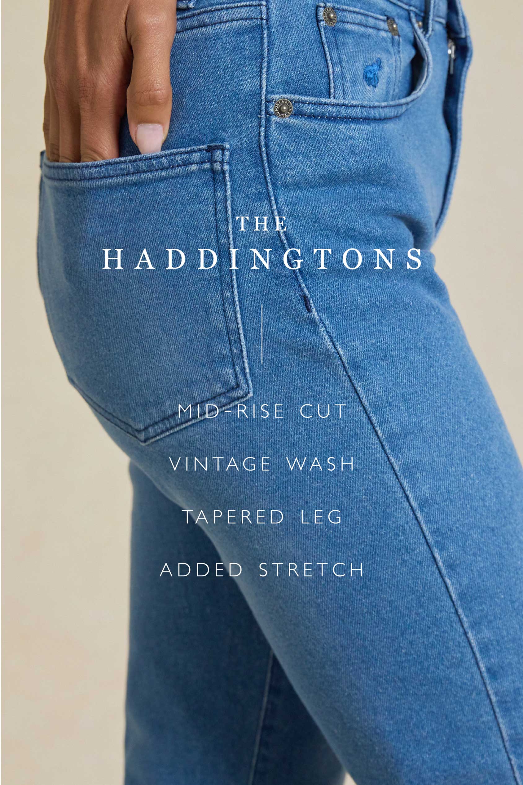 Haddington Vintage Wash Mom Jeans