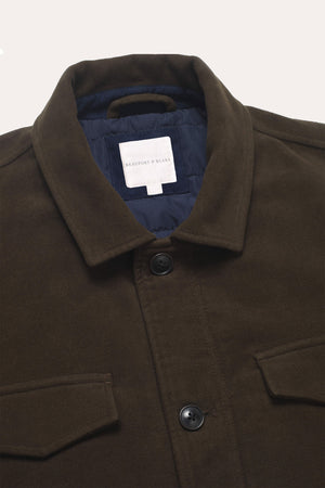 Hafren Chocolate Moleskin Safari Coat