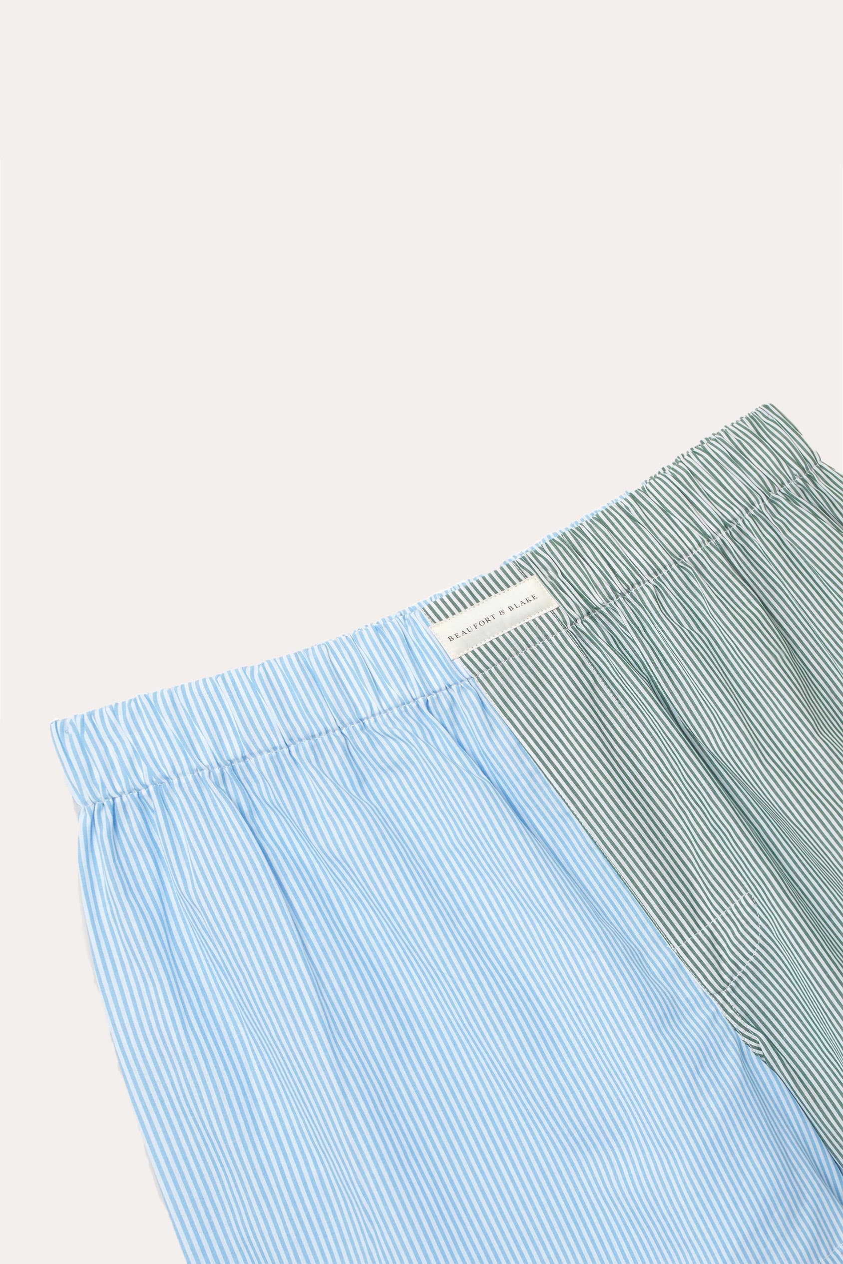 Hickory Green Stripe Boxer Shorts