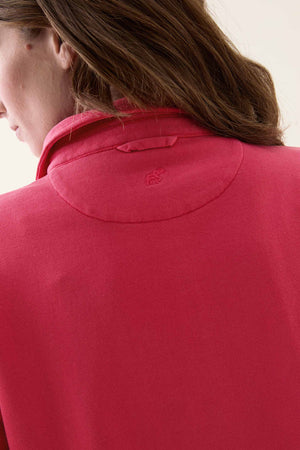 Kittisford Raspberry Half Button Sweat