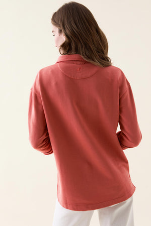 Kittisford Aperol Half Button Sweat