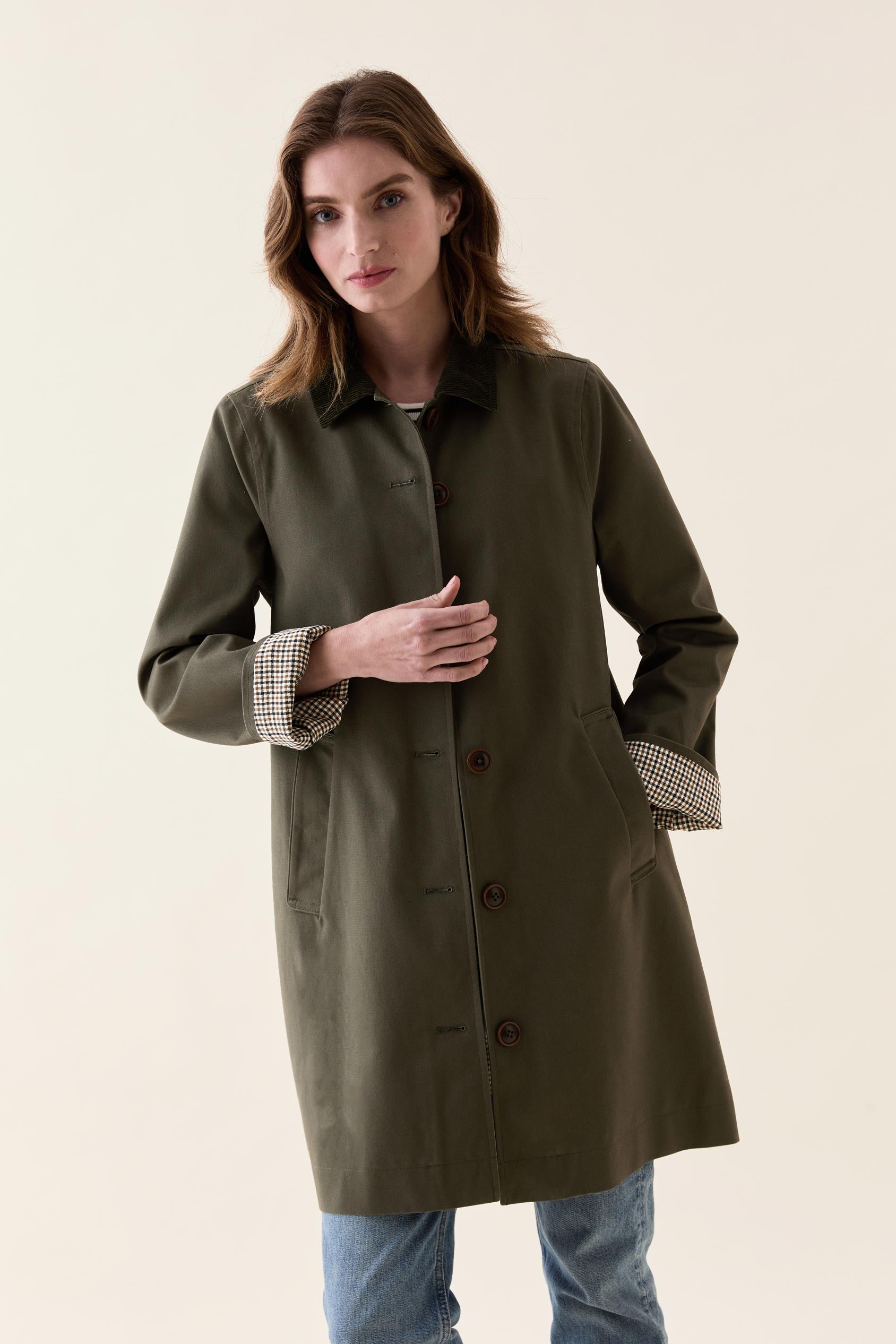 Cooper Khaki Showerproof Car Coat