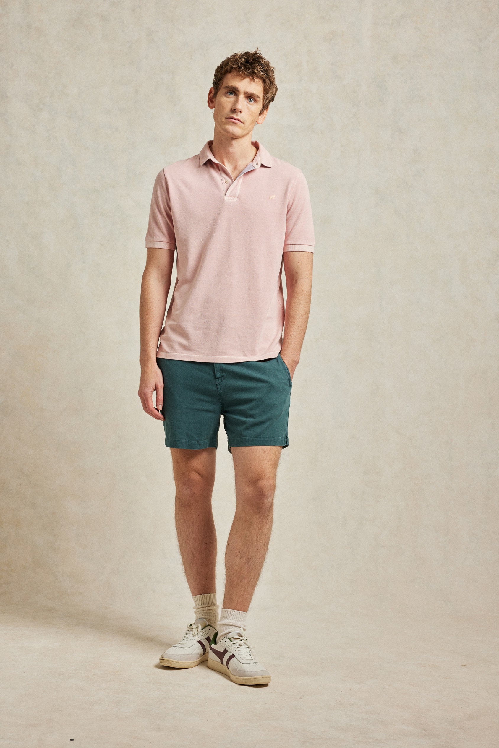 Ringwood Washed Pink Men s Polo Beaufort Blake