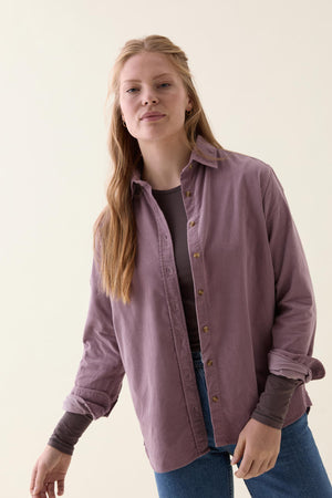 Stroud Lilac Cord Shirt