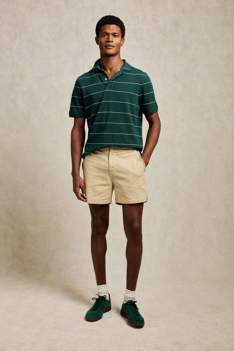 Sycamore Emerald Stripe Polo