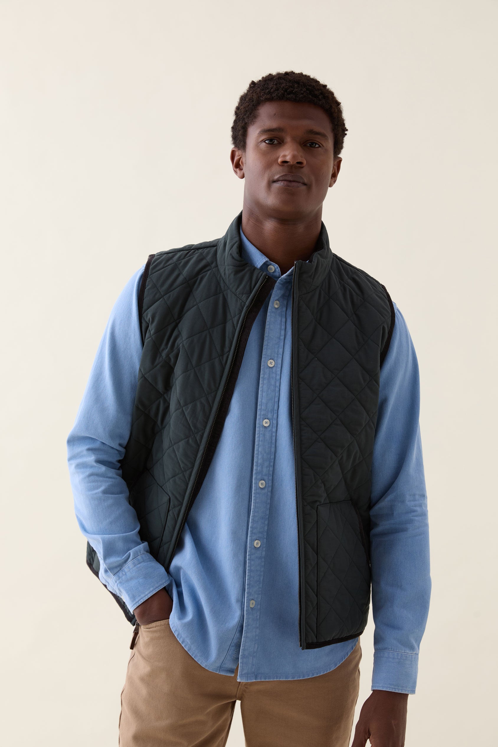 Westcott Green Quilted Gilet