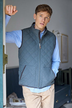 Westcott Green Quilted Gilet