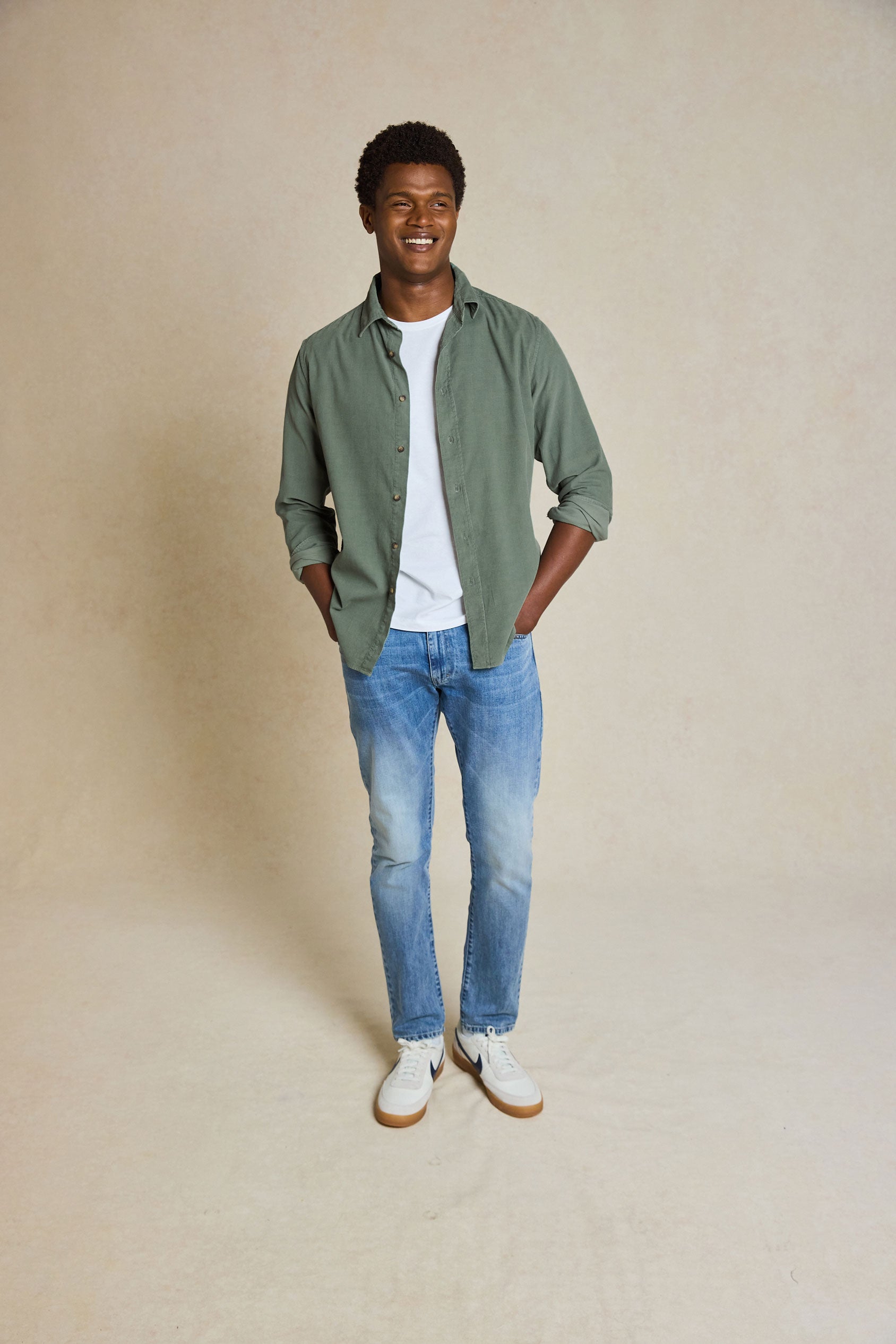 Wyck Khaki Cord Shirt