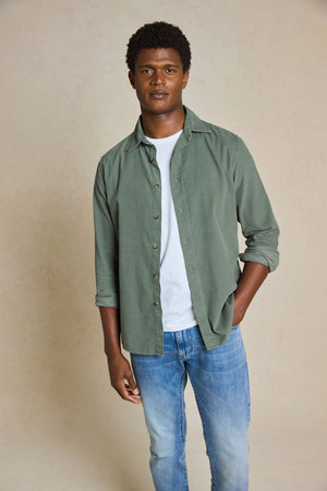 Wyck Khaki Cord Shirt